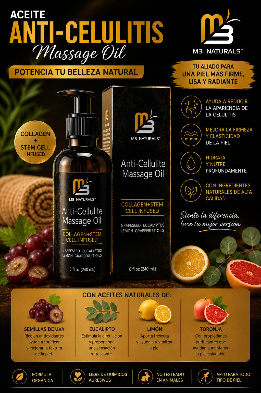 Anti Celulitis Massage Oil