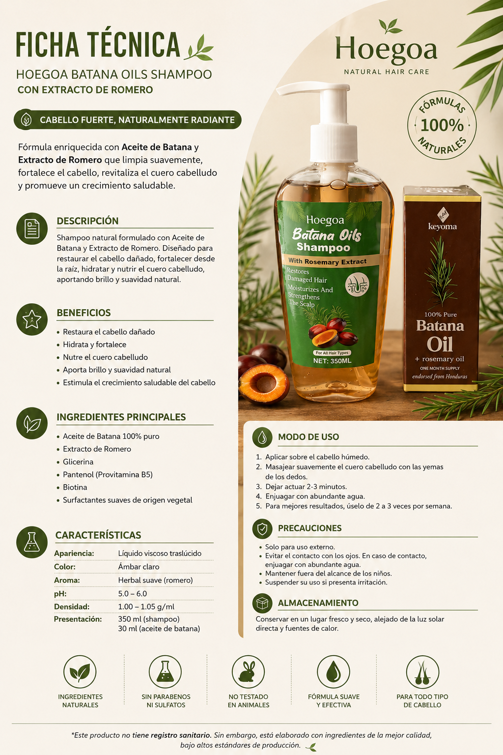 Kit Capilar de Batana – Shampoo + Aceite
